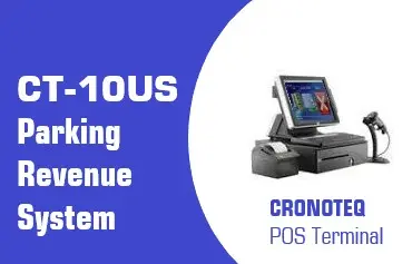 Caja de cobro manual y computadora administrativa para control de ingresos en estacionamientos de Tijuana